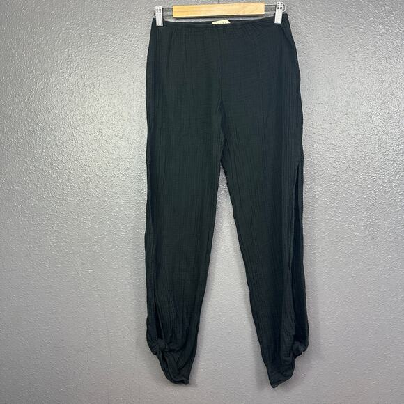 Stark X side slit cotton pant in Charcoal - size XS - Picture 1 of 8